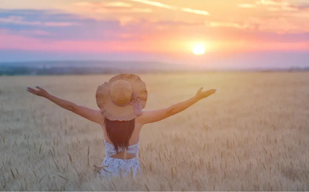 Woman Feeling Free